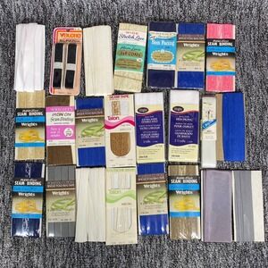 VTG Wrights Talon J&P Coats Bias Tape Seam Binding Lot Multicolor Sewing Trims